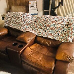 Cozy Multicolor Crochet Throw Blanket